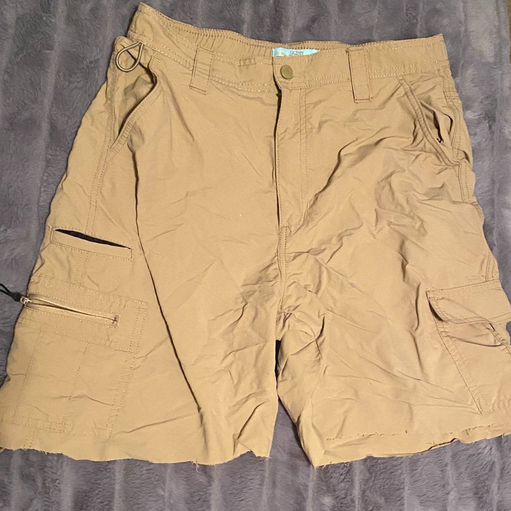 Ocean Coast Mens Shorts Fishing Water Resistant